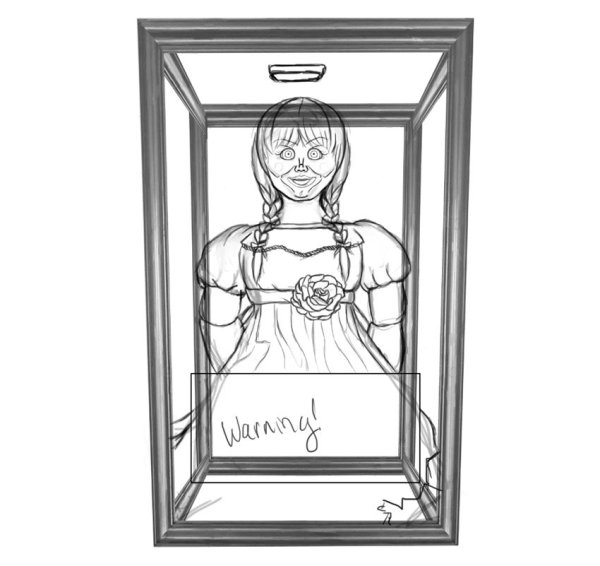 Анабель рисунок карандашом