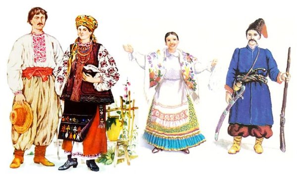 Национальный костюм Кубани казаки