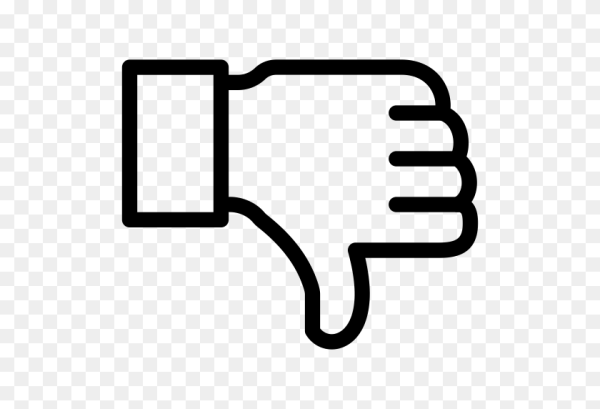 Дизлайк пиктограмма