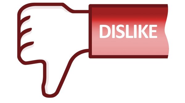 Dislike на прозрачном фоне