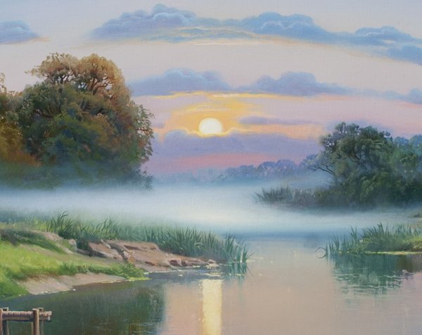 Летний пейзаж Анна Лакисова