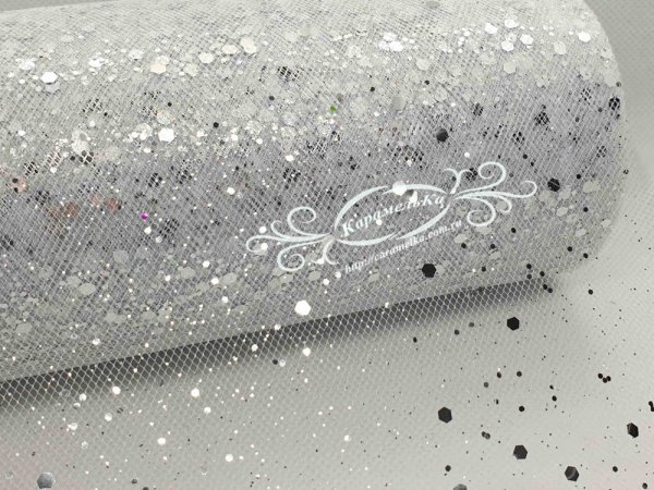 Фатин с блестками