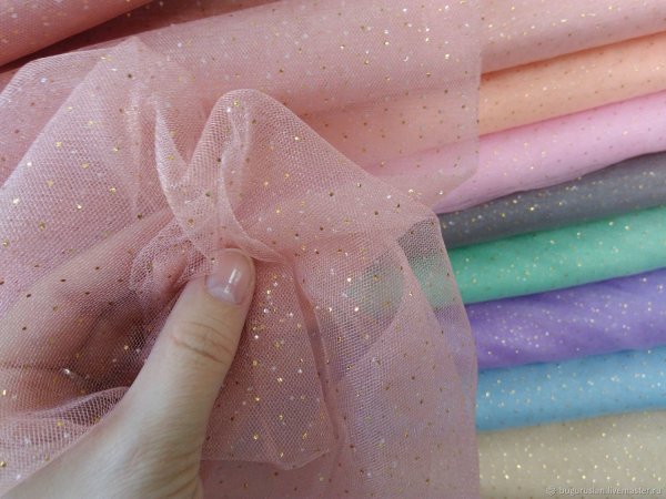 Фатин с блестками