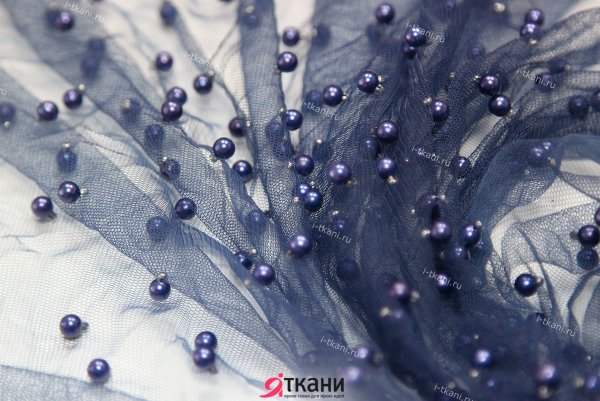 Фатин с бусинами