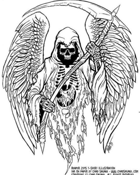 Смерть рисунок