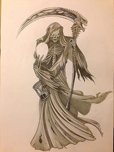 Тату ангел воин