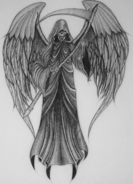 Эскиз ангела смерти