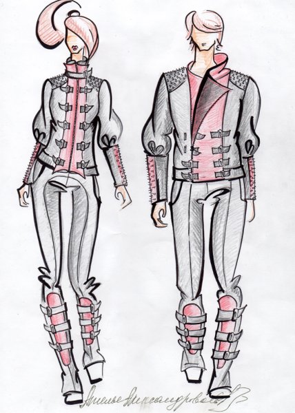 Необычная одежда для рисования