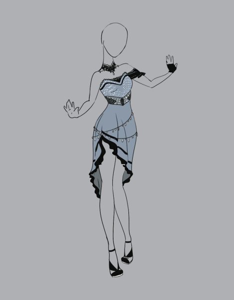 Дизайнерский скетч мужской одежды