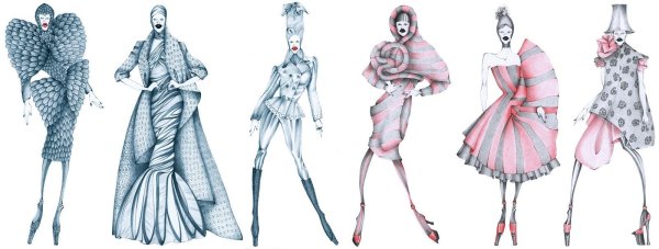 Одежда для срисовки карандашом