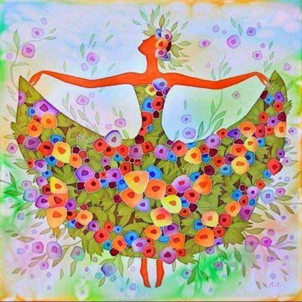 Аппликация на тему счастье