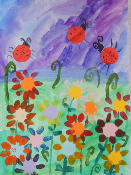 Рисование вальс цветов