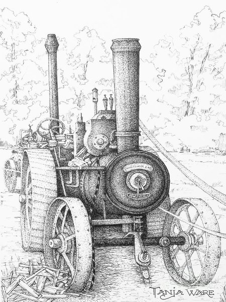 Локомобиль чертеж 19 века