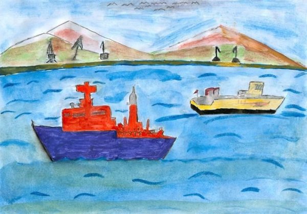 Мурманск рисунки детей