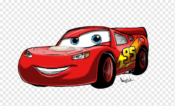 Машинка молния Маккуин вектор