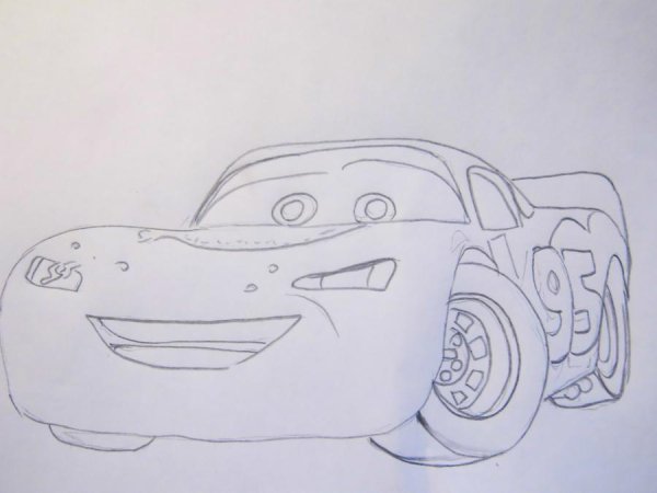 Lightning MCQUEEN drawing