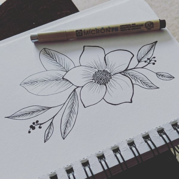 Скетчинг ручкой