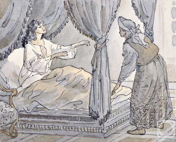 Иллюстрация к произведению Пушкина Полтава