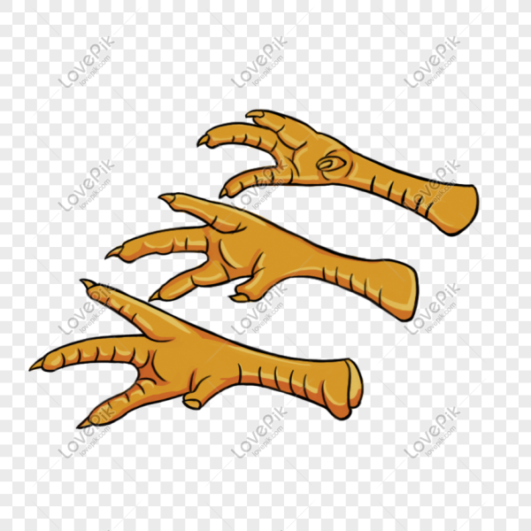 Пиктограмма куриные лапы