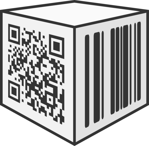 Штрихкод на прозрачном фоне