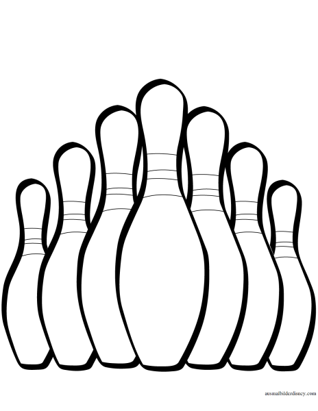 Кегли для раскрашивания