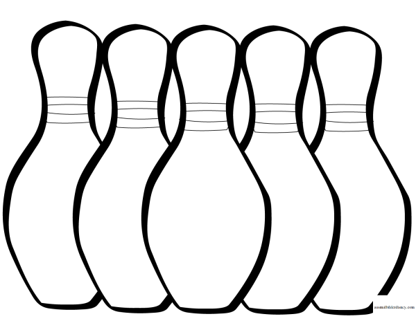 Кегли для раскрашивания