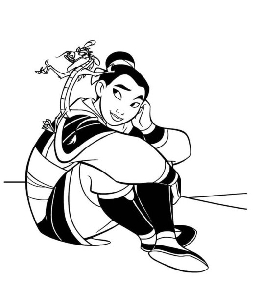 Мулан и мушу арт