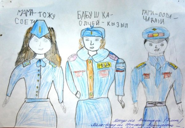 Конкурс моя мама полицейский