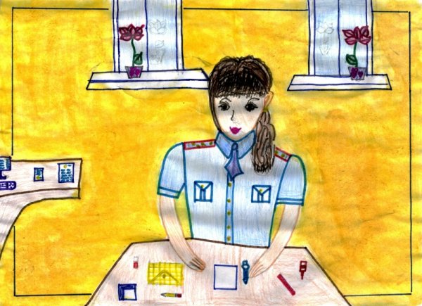 Конкурс моя мама полицейский