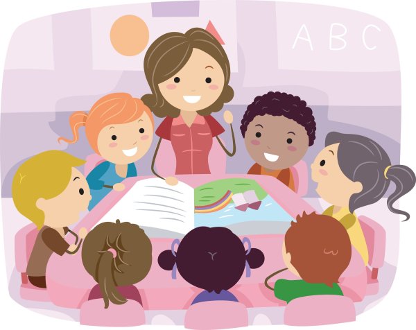 Педагог и дети клипарт