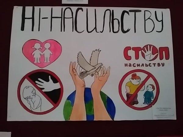 Рисунок на тему нет насилию