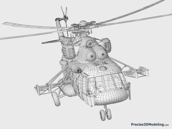 Вертолет ми-8амтш чертеж