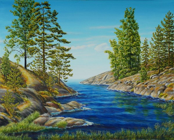 Ладожское озеро в живописи