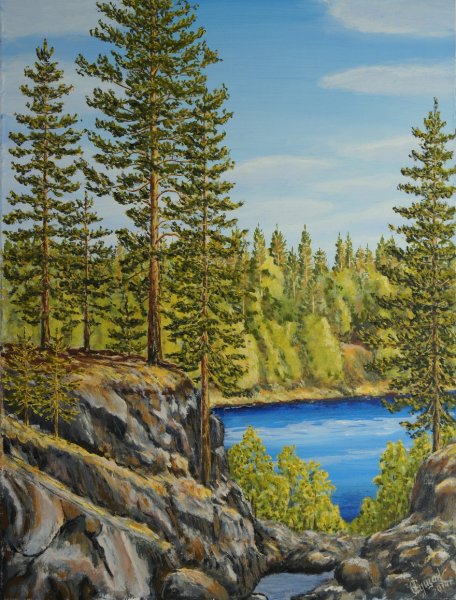 Природа Карелии в живописи