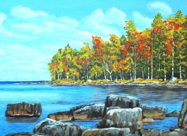 Пейзаж Карелии для детей