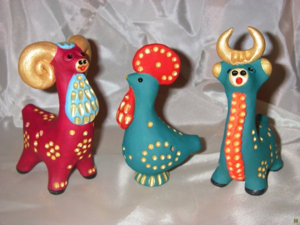 Абашевская глиняная игрушка