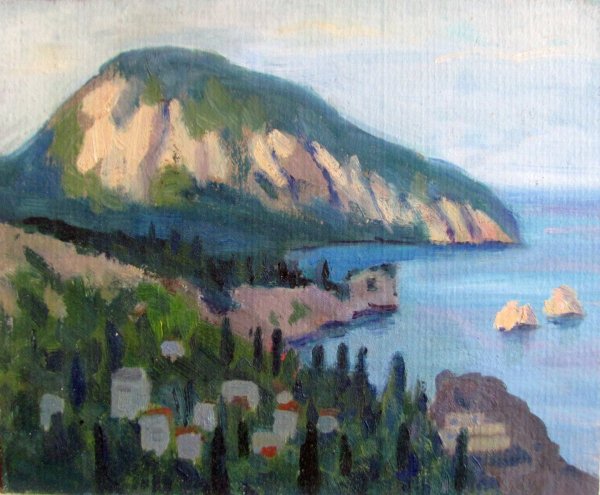 Картины Крым Гурзуф медведь гора