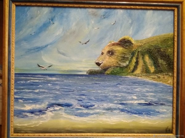 Медведь-гора в Крыму картина