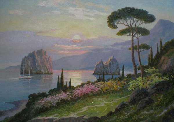 Гурзуф Крым адалары живопись