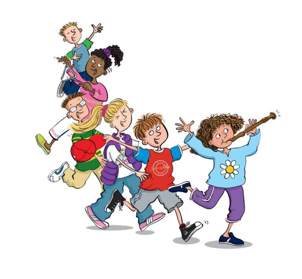 Школьная переменка рисунок