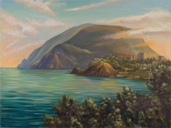 Медведь гора Гурзуф вектор