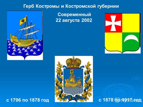 Эскиз герба Костромы