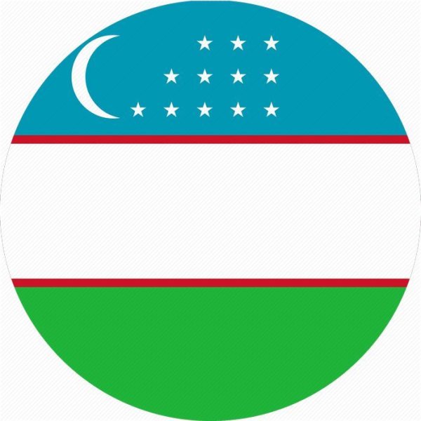 Значок флаг Узбекистана