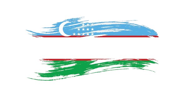 Лента узбекского флага