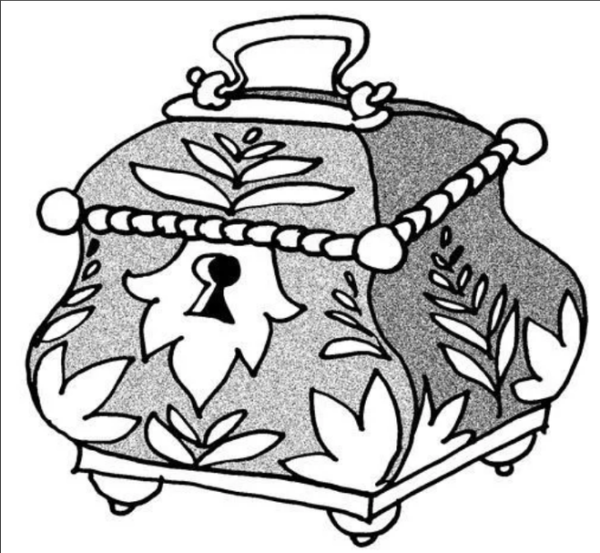 Шкатулка раскраска