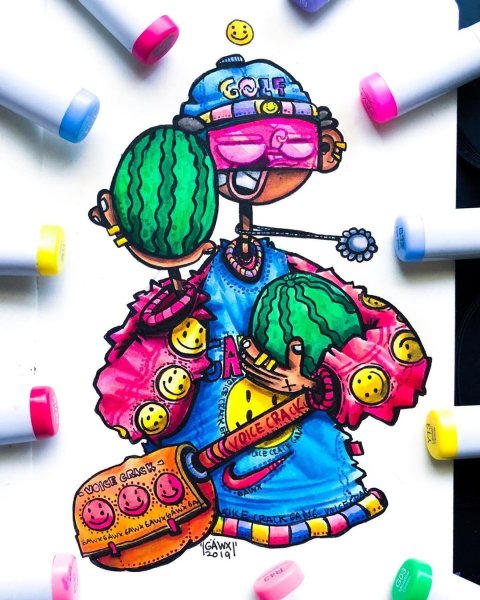 Граффити дудл