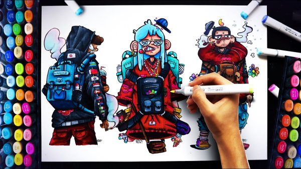 Gawx Art стиль рисования