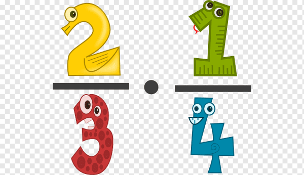 Дроби мультяшные