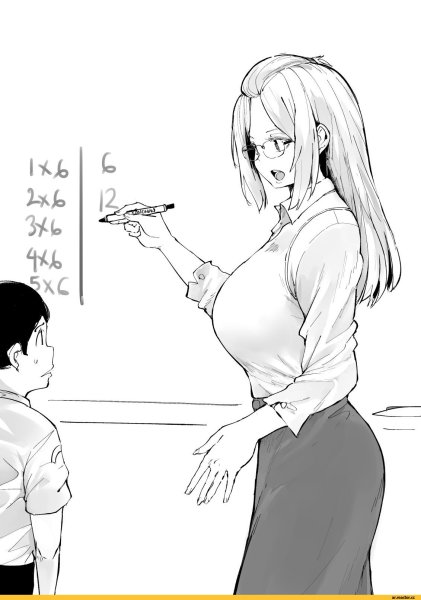 Straight Shota с учителем