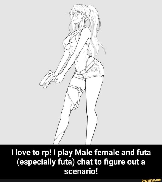 Футанари рисунок чёрно белое